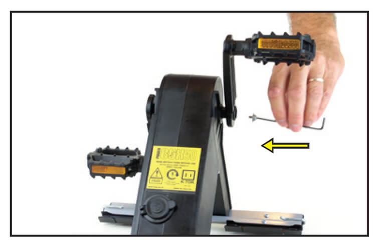 Attach Left Pedal